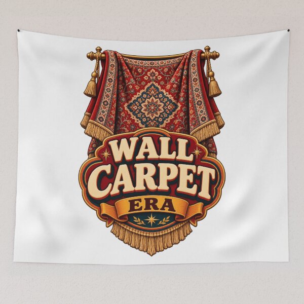 Item preview, Wall Carpet Era Retro Balkan Household Humor designed and sold by OfficialBalkan.