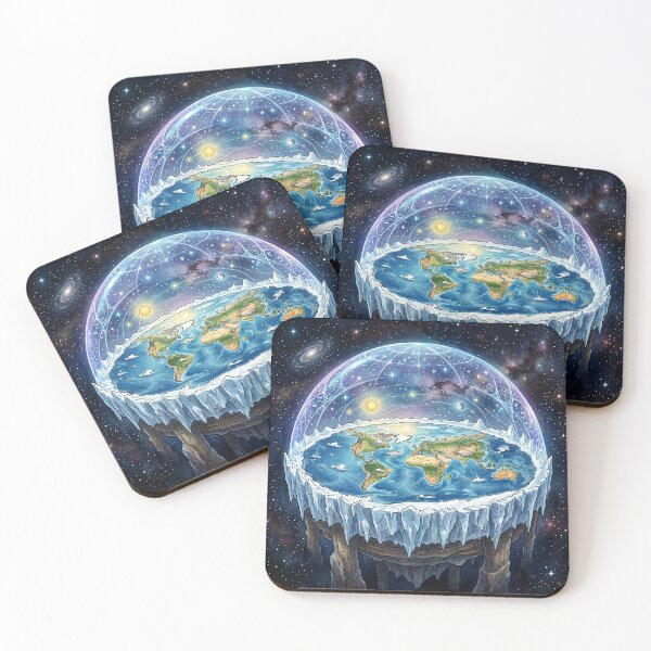 Item preview, Flat Earth Model in Space designed and sold by Solomon-Ent-144.