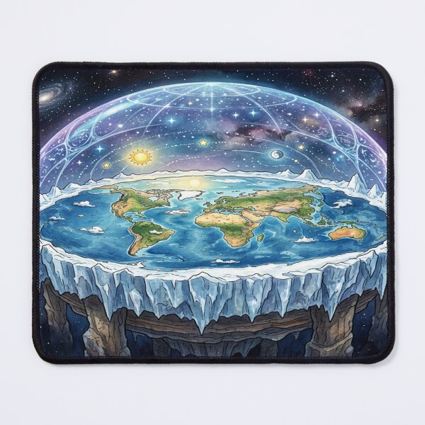 Item preview, Flat Earth Model in Space designed and sold by Solomon-Ent-144.