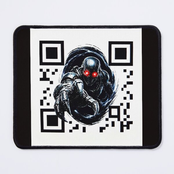 Item preview, Sci Fi Cyberpunk Robot QR Code Vortex Design. designed and sold by RBest!.