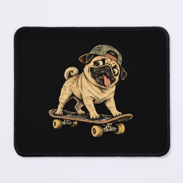 Item preview, Skateboarding Pug designed and sold by a-turner-paint.