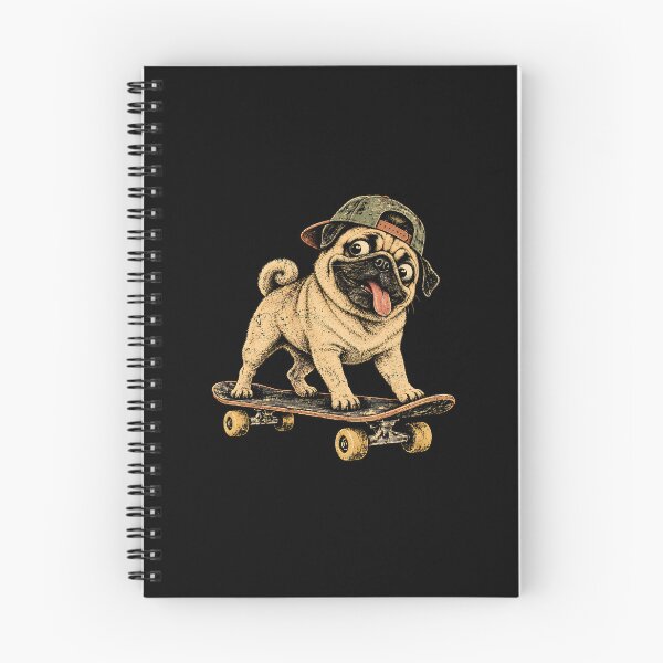 Item preview, Skateboarding Pug designed and sold by a-turner-paint.