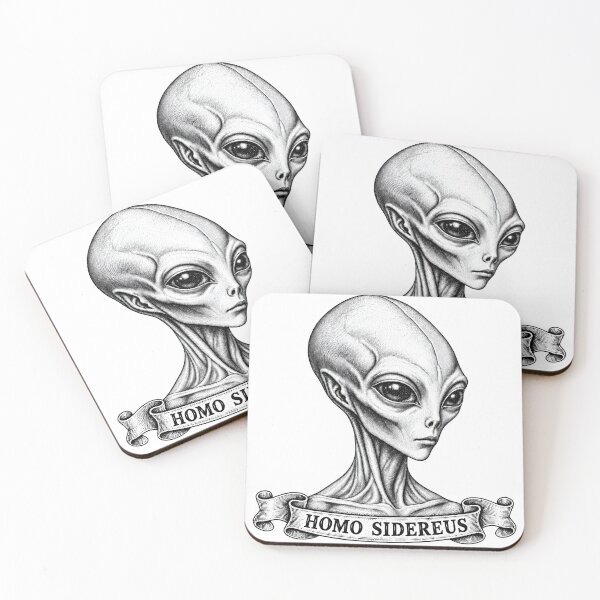 Item preview, Grey Alien Vintage Engraving Art – Homo Sidereus Anatomy Plate designed and sold by InkwellOddity.