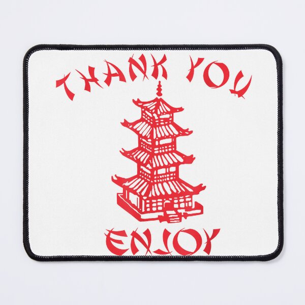 Item preview, Chinese Takeaway Food Thank You Enjoy Funny Asian T-Shirt Small designed and sold by Cafe18.