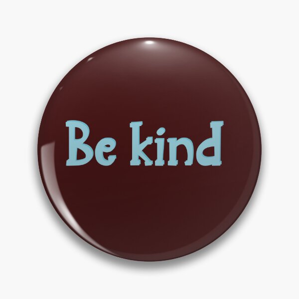 Item preview, Be kind blue lettering designed and sold by pinkyfish1010.