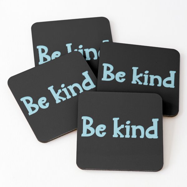 Item preview, Be kind blue lettering designed and sold by pinkyfish1010.