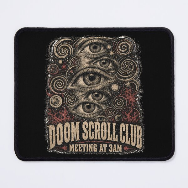 Item preview, Doom Scroll Club Multiple Eyes Occult Grunge designed and sold by Yellowriversss.