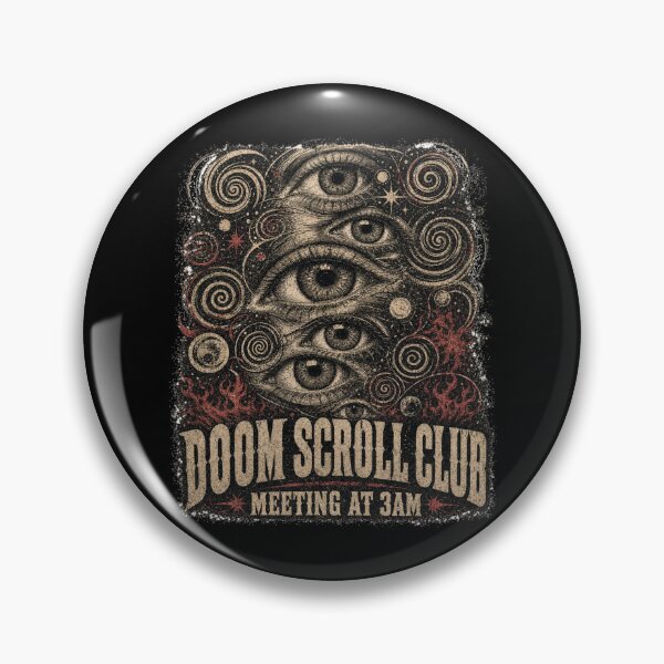 Item preview, Doom Scroll Club Multiple Eyes Occult Grunge designed and sold by Yellowriversss.