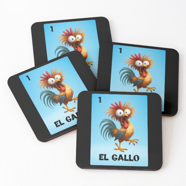 Item preview, El Gallo Mexican Lottery Card Bingo Game Rooster Meme Card designed and sold by TaraxDoolittle.