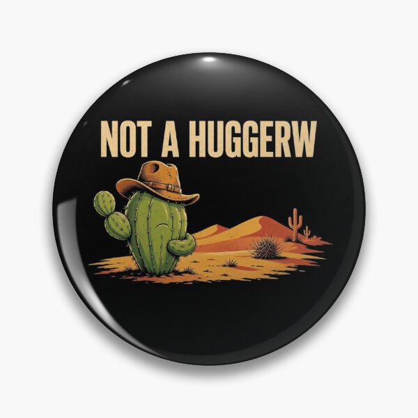 Item preview, Not A Hugger Sarcastic Cowboy Cactus designed and sold by TheEndDesign.