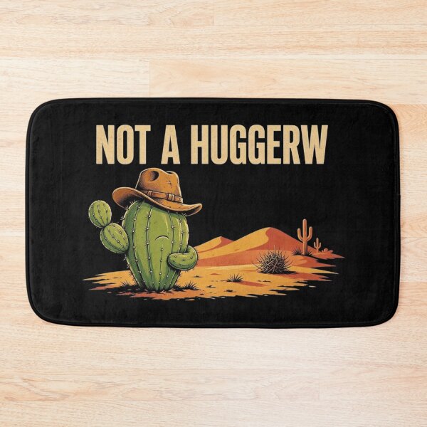 Item preview, Not A Hugger Sarcastic Cowboy Cactus designed and sold by TheEndDesign.