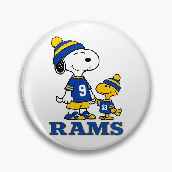 Item preview, Snoopy & Woodstock Los Angeles Rams Football Retro F217 designed and sold by GLUVY-THEME.
