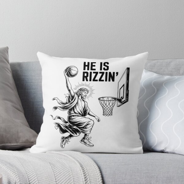 Item preview, He Is Rizzin – Funny Basketball Easter Slam Dunk Design designed and sold by LoFizzy.