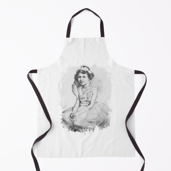 Item preview, Young Queen Elizabeth II – Charcoal and Pencil Portrait designed and sold by GoldsteinART.