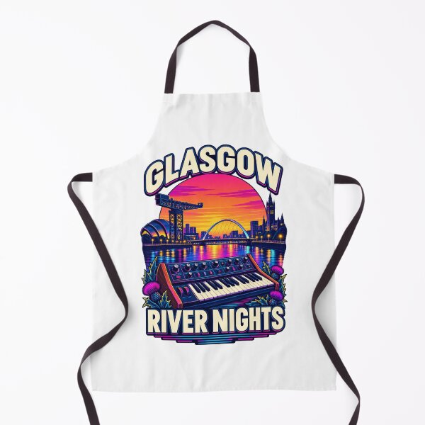 Artikelvorschau, Glasgow Synthesizer – Neon River Nights entworfen und verkauft von SAS-Designer.