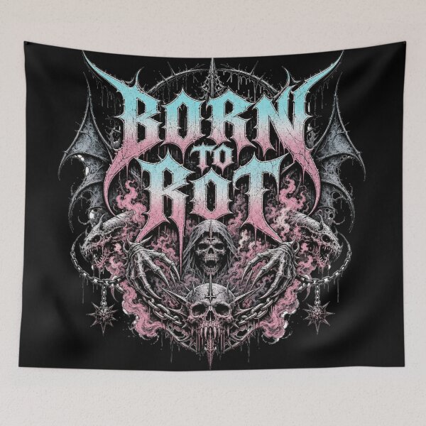 Item preview, Born to Rot Pastel Goth Death Metal Soft Grunge Aesthetic designed and sold by Yellowriversss.