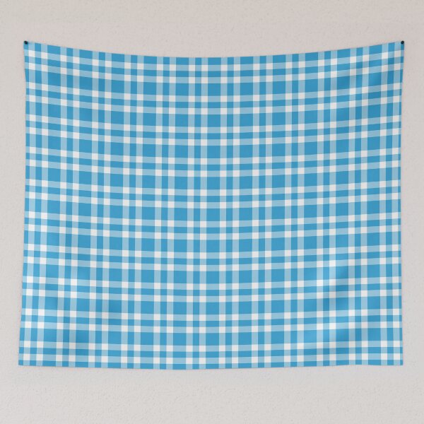 Item preview, Blue White Plaid Pattern designed and sold by ArtbyDebbieC.