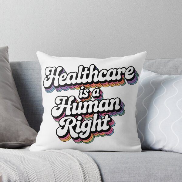 Item preview, Healthcare Is A Human Right – Retro Groovy Statement Lettering designed and sold by LoFizzy.
