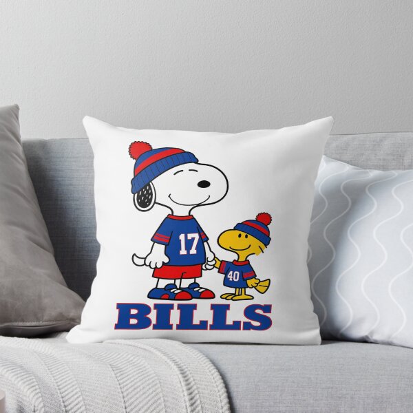 Item preview, Snoopy & Woodstock Buffalo Bills Football Retro F218 designed and sold by GLUVY-THEME.