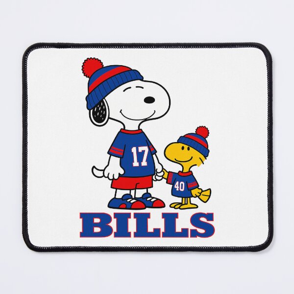 Item preview, Snoopy & Woodstock Buffalo Bills Football Retro F218 designed and sold by GLUVY-THEME.