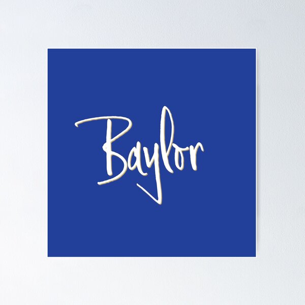 Item preview, BAYLOR personalized type design designed and sold by CharlottePlaceArt.