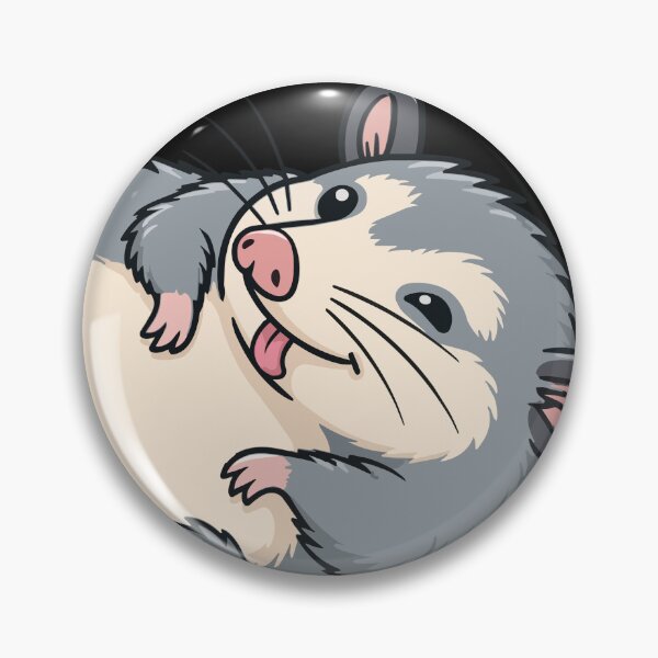 Item preview, Funny Playing Dead Opossum Screaming Meme designed and sold by Litely.