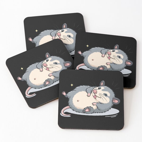 Item preview, Funny Playing Dead Opossum Screaming Meme designed and sold by Litely.