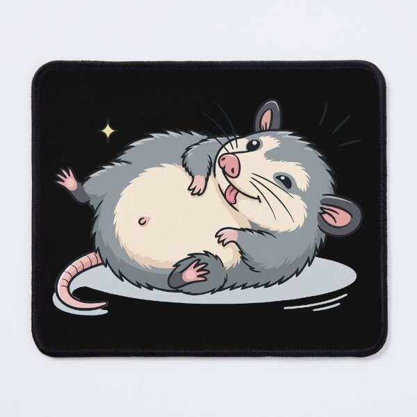 Item preview, Funny Playing Dead Opossum Screaming Meme designed and sold by Litely.
