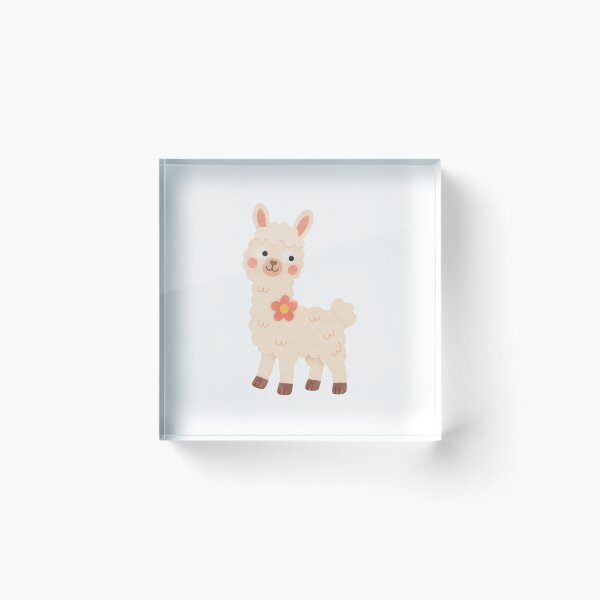Item preview, Llama with a Flower Badge designed and sold by The-Art-of-D.