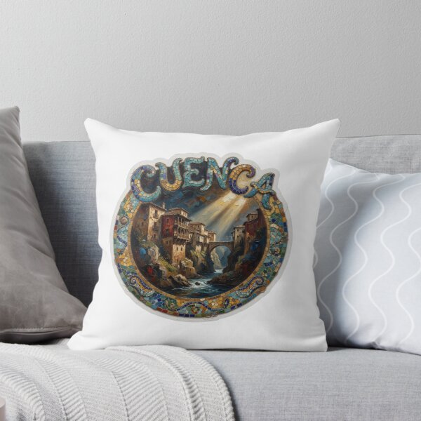 Item preview, Cuenca Hanging Houses Sticker designed and sold by Imaginarium of Chaos falcon88 .