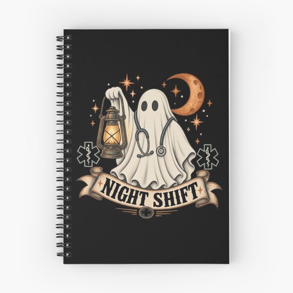 Item preview, Halloween Night Shift Nurse Comfort Colors Shirt, Spooky Owl Tee, Healthcare Worker Gift, Fall Nursing Shirt, Nurse Appreciation Gift designed and sold by ChockletBoy.