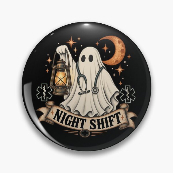 Item preview, Halloween Night Shift Nurse Comfort Colors Shirt, Spooky Owl Tee, Healthcare Worker Gift, Fall Nursing Shirt, Nurse Appreciation Gift designed and sold by ChockletBoy.