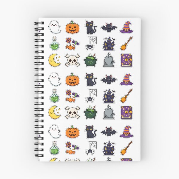 Item preview, Cute Halloween Vector Sticker Collection Set with White Outline Isolated designed and sold by YasminTaha.