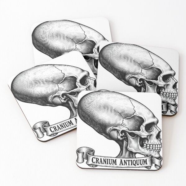 Item preview, Cranium Antiquum Elongated Skull Ancient Astronaut Relic designed and sold by InkwellOddity.