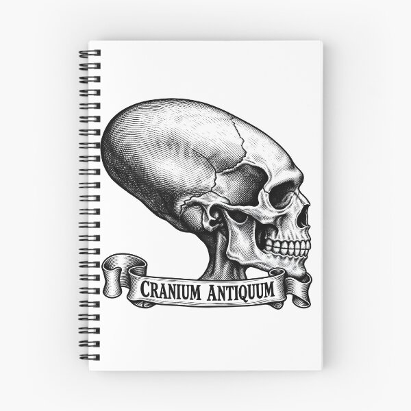 Item preview, Cranium Antiquum Elongated Skull Ancient Astronaut Relic designed and sold by InkwellOddity.