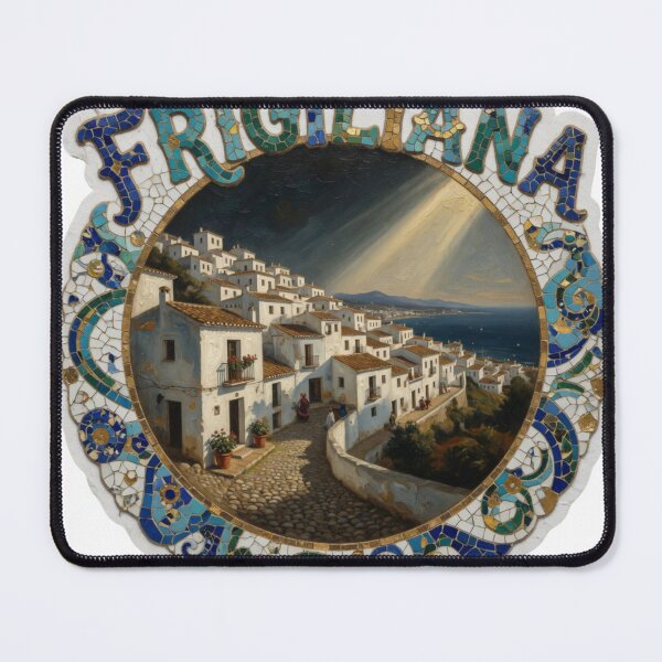 Item preview, Frigiliana Village Spain Sticker designed and sold by Imaginarium of Chaos falcon88 .