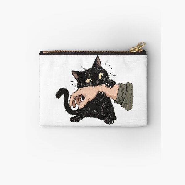 Item preview, Love Hurts – Chaotic Black Cat designed and sold by H-Tsvetkova.