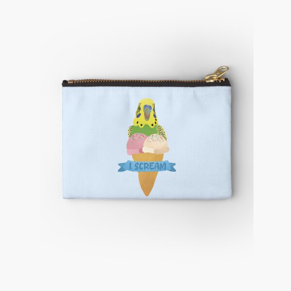Item preview, Vintage Green Budgie Ice Cream illustration designed and sold by FandomizedRose.