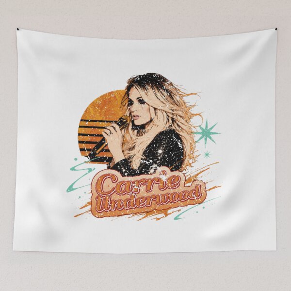 Item preview, Carrie Underwood Retro Art Vintage Style designed and sold by omorrowsgStudio.
