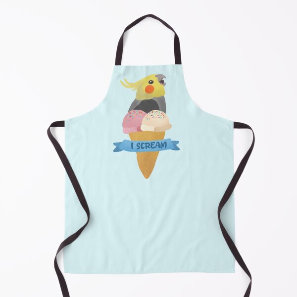 Item preview, I Scream Cockatiel Ice Cream illustration designed and sold by FandomizedRose.