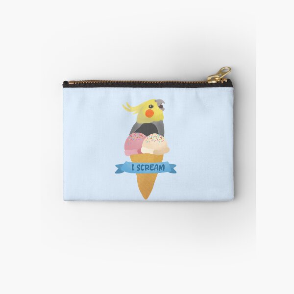 Item preview, I Scream Cockatiel Ice Cream illustration designed and sold by FandomizedRose.