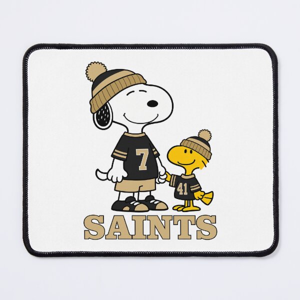 Item preview, Snoopy & Woodstock New Orleans Saints Football Retro F221 designed and sold by GLUVY-THEME.