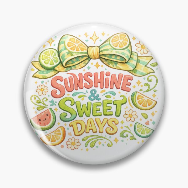 Item preview, Sunshine and Sweet Days Cute Citrus Fruit Summer Retro Kawaii Art designed and sold by inkoutninja.