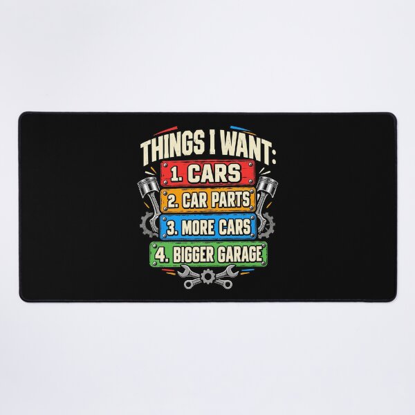 Item preview, Things I Want Cars Car Parts Funny Car Guy Mechanic Men Boys designed and sold by stmpdwrld.