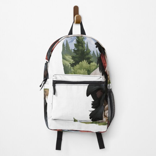 Item preview, Border Collie Hiking Dog Mountain Adventure Design designed and sold by NicolasGlowArt.