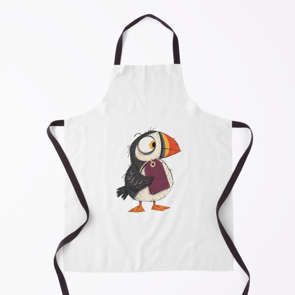 Item preview, Puffin with a Blank Gift Tag designed and sold by The-Art-of-D.