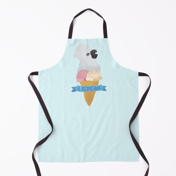 Item preview, I scream Umbrella Cockatoo Ice Cream illustration designed and sold by FandomizedRose.