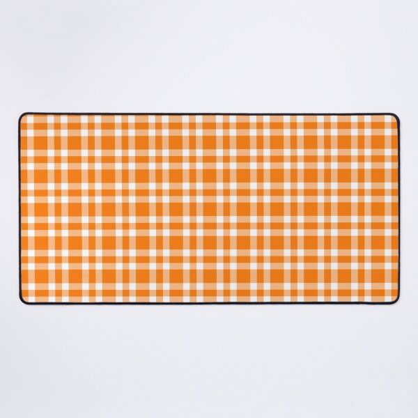 Item preview, Orange White Plaid Pattern designed and sold by ArtbyDebbieC.