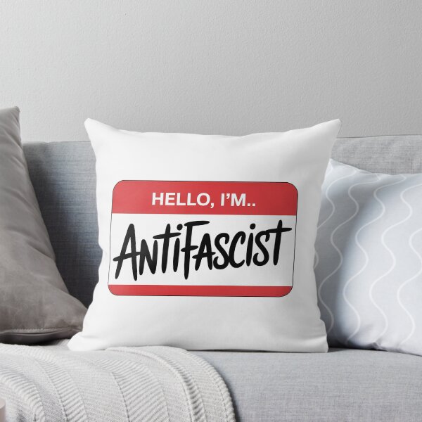 Item preview, Hello I'm Antifascist – Name Tag Statement Design designed and sold by LoFizzy.