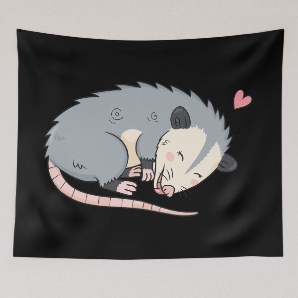 Item preview, Cute Sleeping Opossum Heart Kawaii Possum designed and sold by Litely.